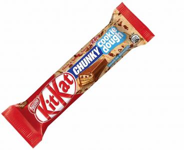 KitKat Chunky Cookie Dough Schokoriegel Knusperwaffel Schokolade 42g im 24er T-D